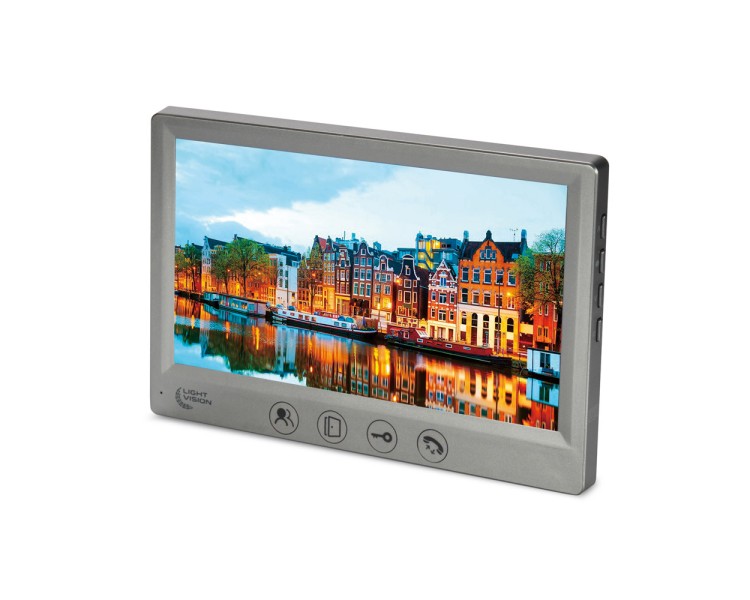 Відеодомофон 7" Light Vision AMSTERDAM FHD Grey