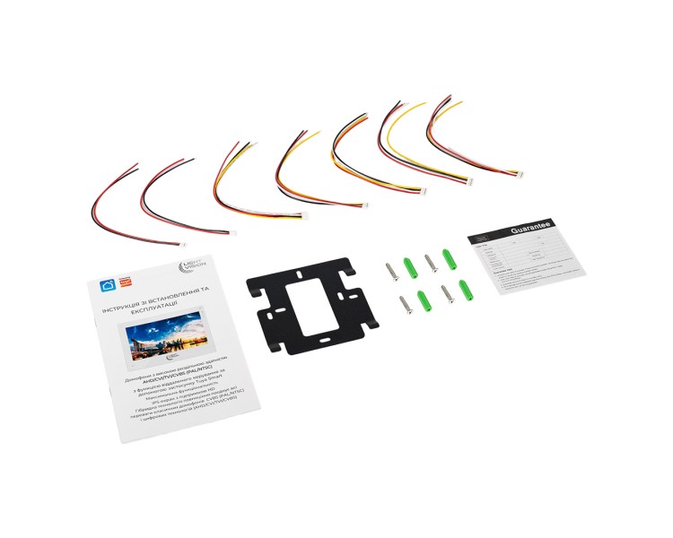 Відеодомофон 10" WiFi Tuya Light Vision SINGAPORE (AI) FHD White