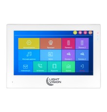 Відеодомофон 7" WiFi Tuya Light Vision SINGAPORE (AI) FHD White
