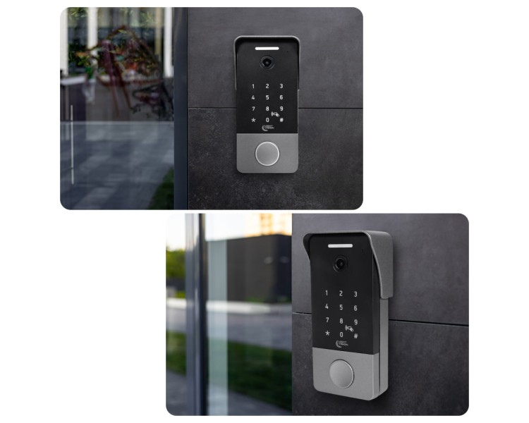Відеопанель 2Mp Light Vision RIO FHD(KEY) Silver зі зчитувачем Mifare та клавіатурою