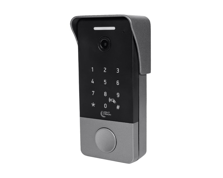 Відеопанель 2Mp Light Vision RIO FHD(KEY) Silver зі зчитувачем Mifare та клавіатурою