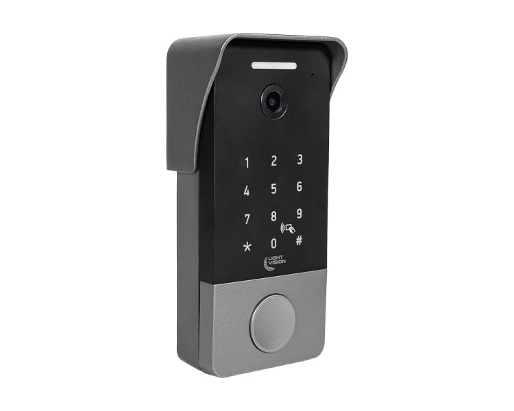 Відеопанель 2Mp Light Vision RIO FHD(KEY) Silver зі зчитувачем Mifare та клавіатурою