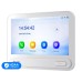 Комплект IP-відеодомофона з WiFi TVT TE-KT6101-001 White: відеодомофон 7" TD-E2137-PE/TP/WF, відеопанель 2Mp TD-E3110-IC/PE/WF, кутовий кронштейн, монтажна коробка з козирком