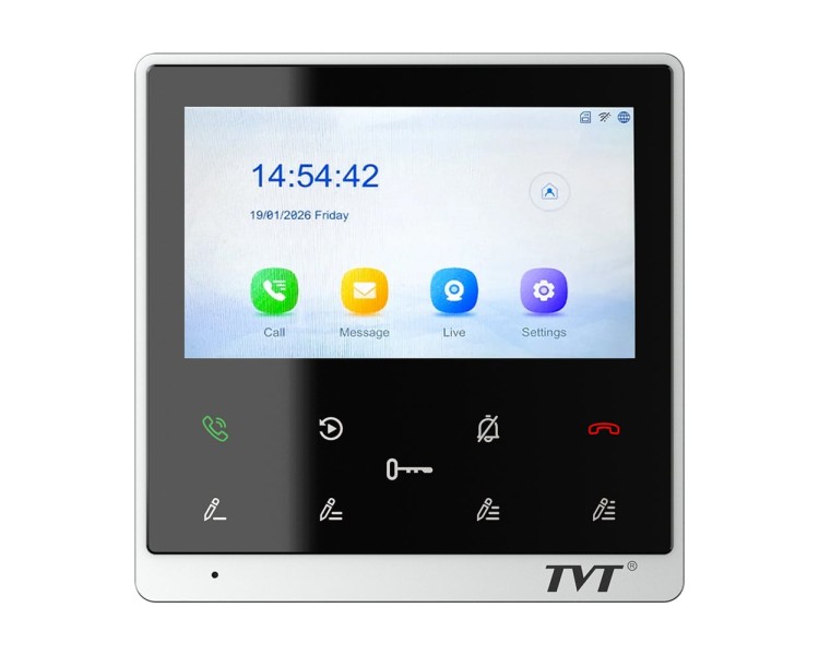 IP-відеодомофон з WiFi 4.3" TVT TE-VH1104S1-PTW