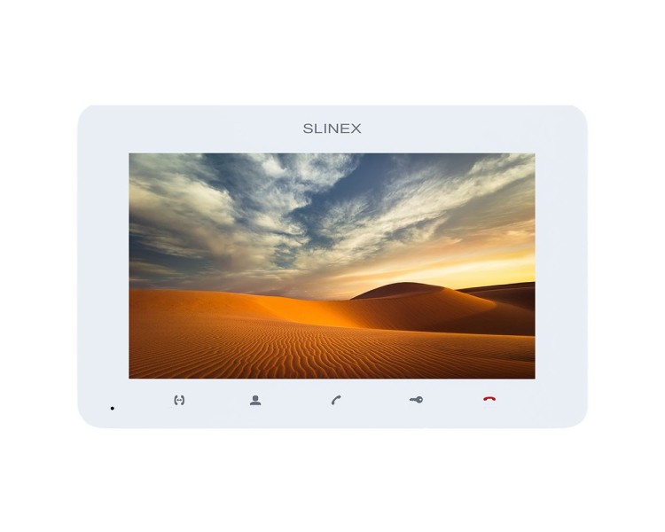 Комплект відеодомофона Slinex SM-07MHD White + ML-17HD Black