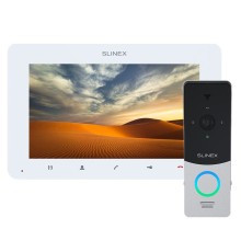 Комплект відеодомофона Slinex SM-07MHD White + ML-20HD Silver-Black