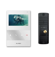 Комплект відеодомофона Slinex SQ-04M White + ML-16HR Black