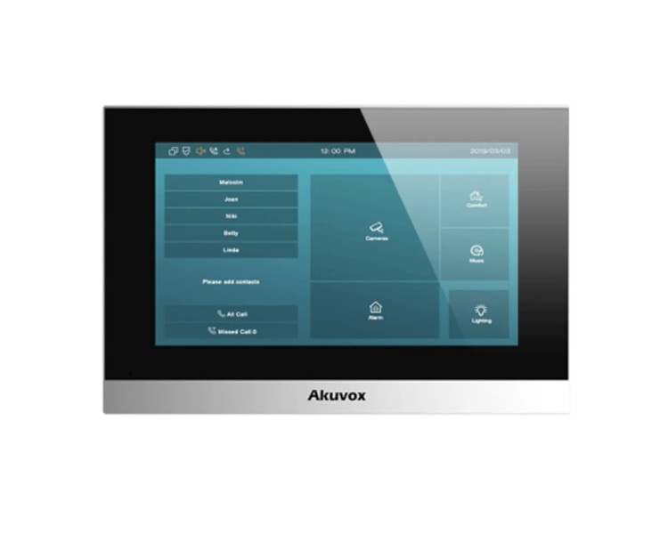 Відеодомофон 7” Akuvox C315S Silver SIP Android