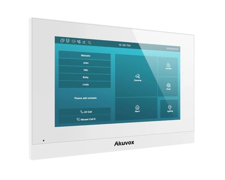Відеодомофон 7” Akuvox C315S White SIP Android