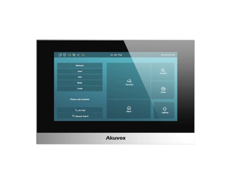 Відеодомофон 7” WiFi Akuvox C315W Silver SIP Android