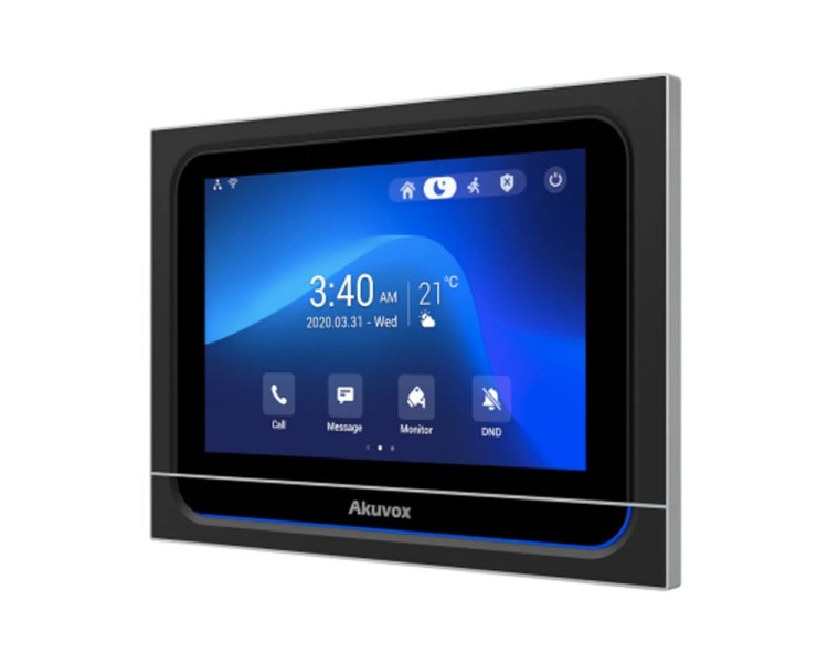Відеодомофон 7” WiFi Akuvox X933W SIP Black Android з Bluetooth