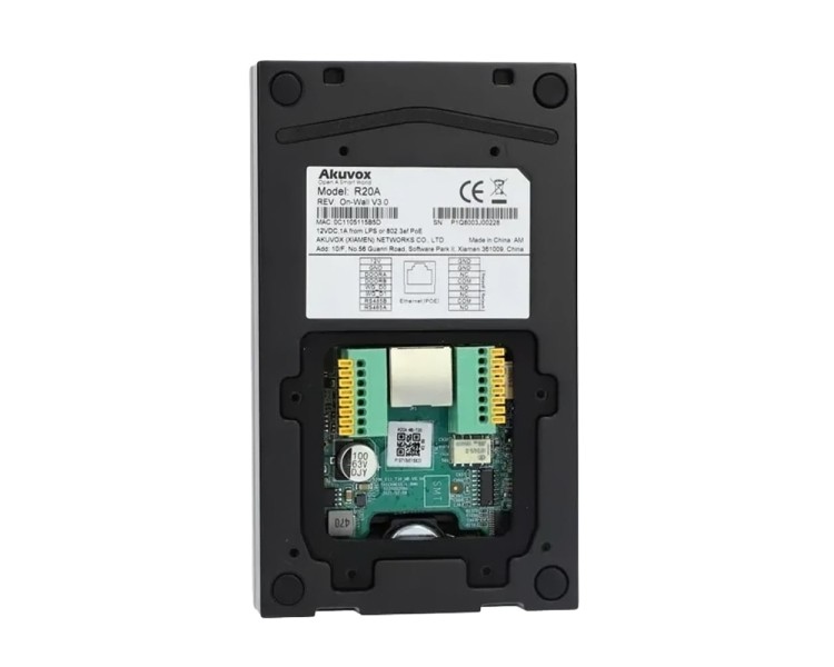 IP-відеопанель 2Mp Akuvox R20A SIP зі зчитувачем EM-Marine / Mifare / NFC