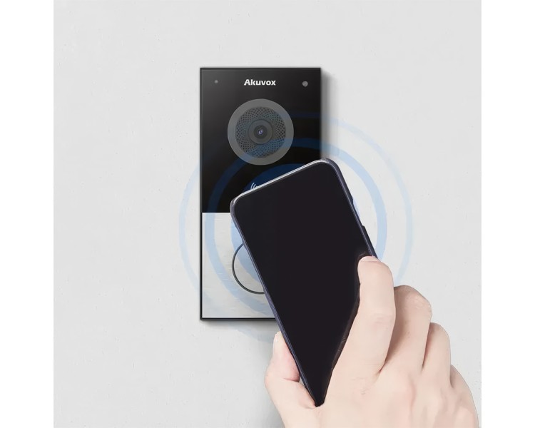 IP-відеопанель з Wi-Fi 2Mp Akuvox E12W SIP зі зчитувачем Mifare / NFC / BLE