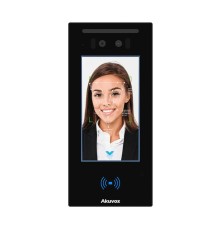 IP-відеопанель багатоабонентська 2Mp Akuvox E16C з екраном 5", розпізнаванням облич та зчитувачем Mifare / NFC / BLE / QR