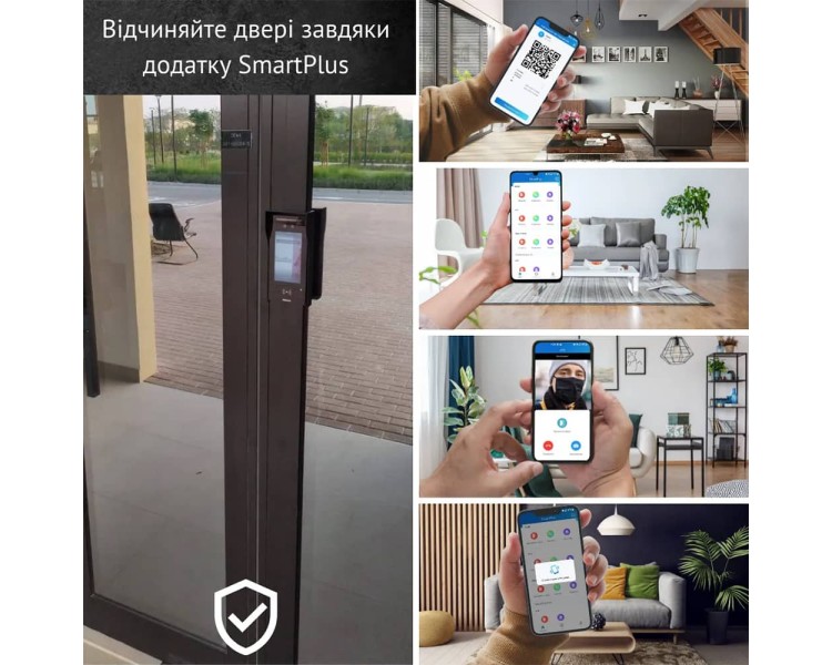 IP-відеопанель багатоабонентська 2Mp Akuvox E16C з екраном 5", розпізнаванням облич та зчитувачем Mifare / NFC / BLE / QR