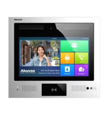 IP-відеопанель багатоабонентська 2Mp Akuvox X916S з екраном 13", розпізнаванням облич та зчитувачем EM-Marine / Mifare / NFC / BLE / QR