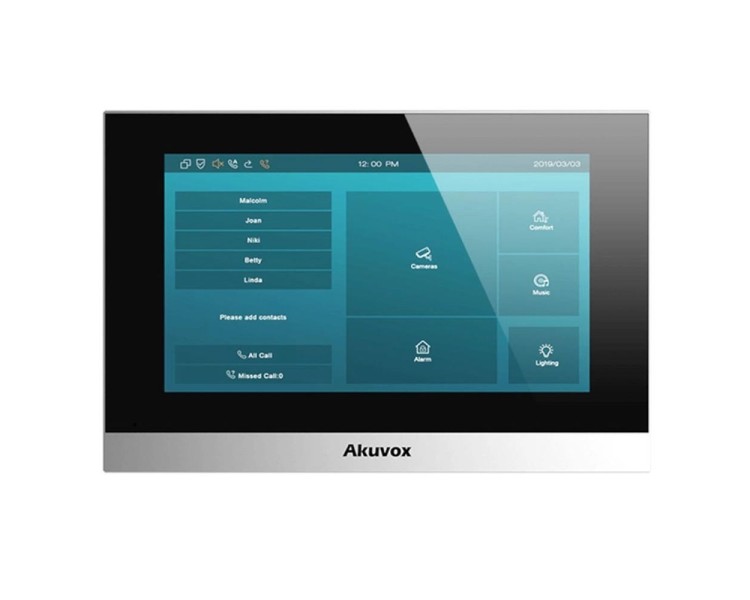 Відеодомофон 7” Akuvox C315N Silver SIP Android