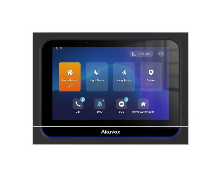 Відеодомофон 7” WiFi Akuvox X933H SIP Black Android з Zigbee 3.0 та Bluetooth