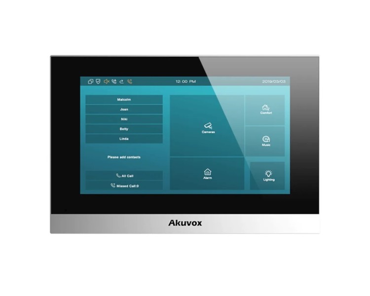 Відеодомофон 7” Akuvox C313N Silver SIP Linux