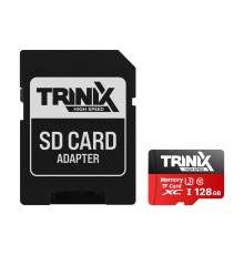 Карта пам’яті Trinix 128GB miсroSDXC з SD-адаптером U3 V30 A1