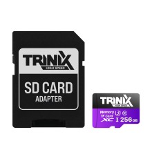 Карта пам’яті Trinix 256GB miсroSDXC з SD-адаптером U3 V30 A1