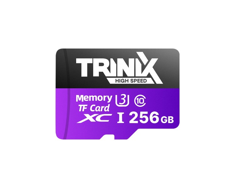Карта пам’яті Trinix 256GB miсroSDXC з SD-адаптером U3 V30 A1