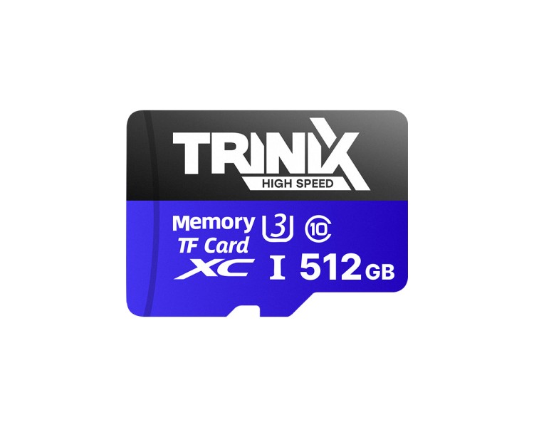 Карта пам’яті Trinix 512GB miсroSDXC з SD-адаптером U3 V30 A1