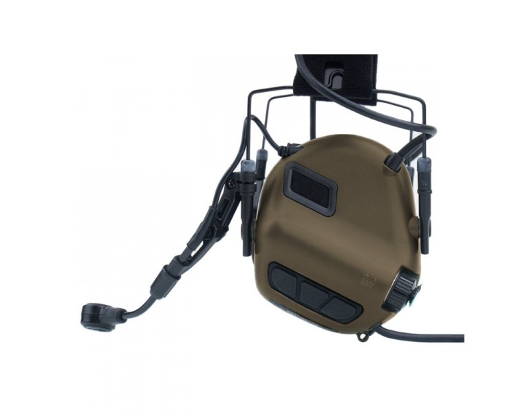 Активні захисні навушники Earmor M32 MARK3 (CB) Coyote Brown з гарнітурою