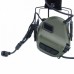 Активні захисні навушники Earmor M32 MARK3 (FG) Olive з гарнітурою