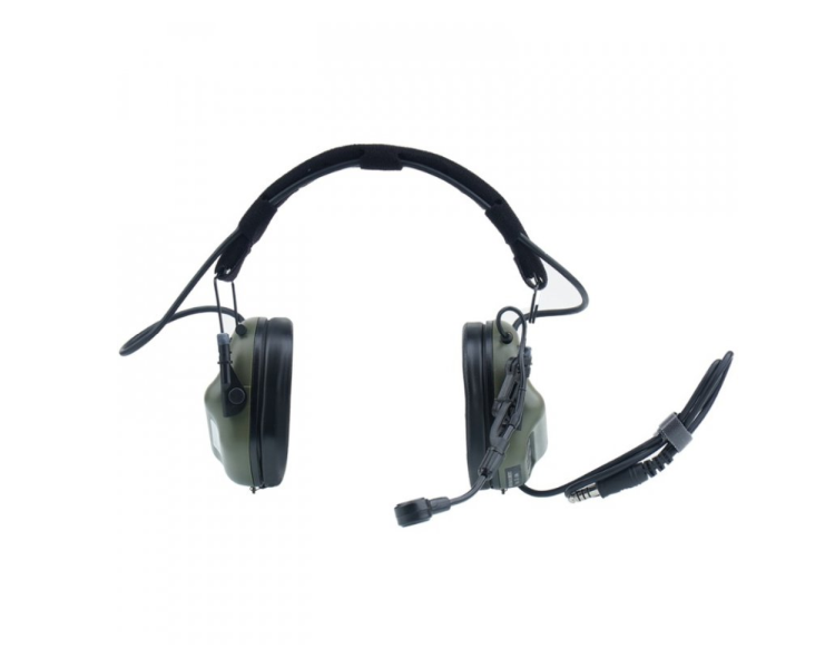 Активні захисні навушники Earmor M32 MARK3 (FG) Olive з гарнітурою