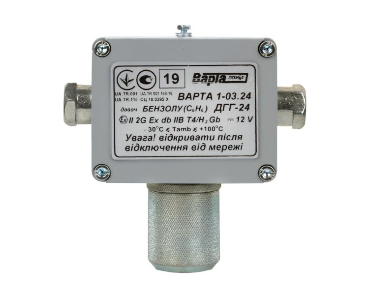 Датчик горючих газів промисловий Теміо ДГГ-24 для блоку керування ВАРТА 1-03.24 / ВАРТА 1-03.24П