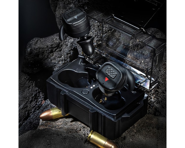 Активні захисні навушники (беруші) Earmor M20T PRO Black з Bluetooth 5.4