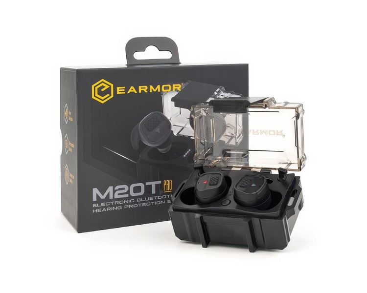 Активні захисні навушники (беруші) Earmor M20T PRO Black з Bluetooth 5.4