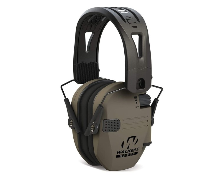 Активні навушники для стрільби Walker's Razor Slim Tacti-Grip (FDE)
