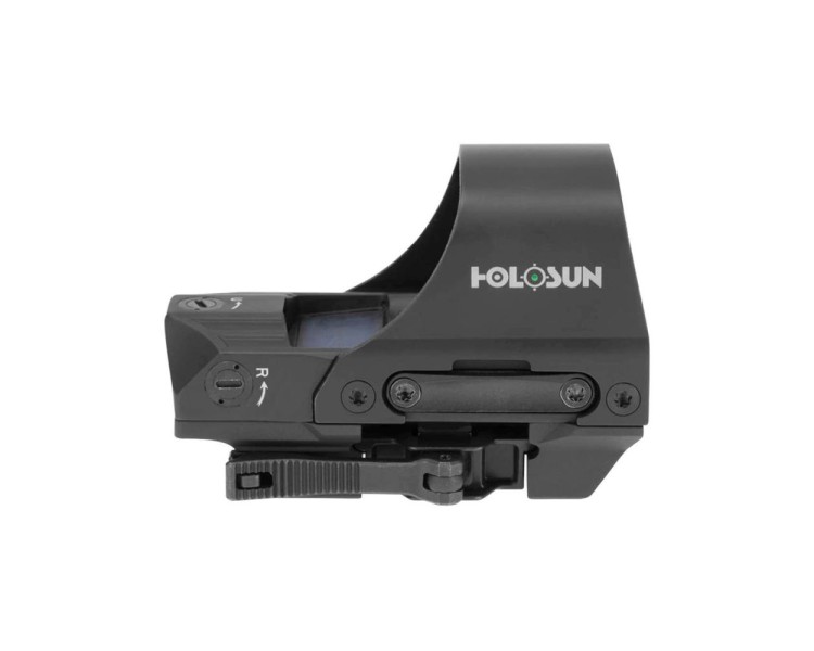 Коліматорний приціл Holosun HE510C Green Dot 2MOA/65MOA із сонячною батареєю