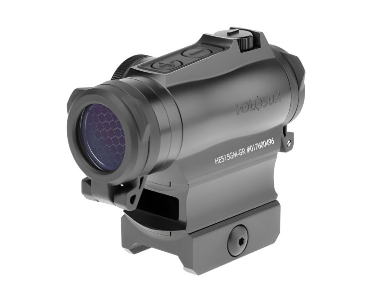 Коліматорний приціл Holosun HE515GM-GR 2MOA/65MOA green dot мультиприцільна сітка