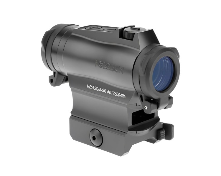 Коліматорний приціл Holosun HE515GM-GR 2MOA/65MOA green dot мультиприцільна сітка