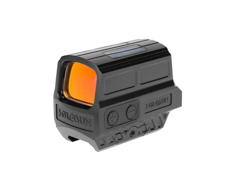 Коліматорний приціл Holosun HS512C 2MOA/65MOA red dot мультиприцільна сітка, із сонячною батареєю