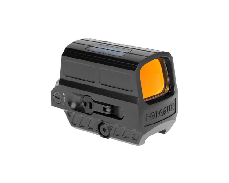 Коліматорний приціл Holosun HS512C 2MOA/65MOA red dot мультиприцільна сітка, із сонячною батареєю