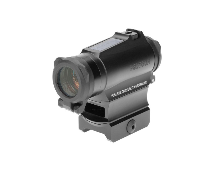 Коліматорний приціл Holosun HS515CM 2MOA/65MOA red dot мультиприцільна сітка, із сонячною батареєю