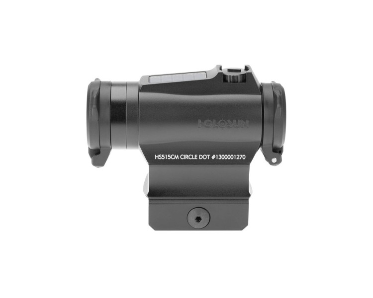 Коліматорний приціл Holosun HS515CM 2MOA/65MOA red dot мультиприцільна сітка, із сонячною батареєю