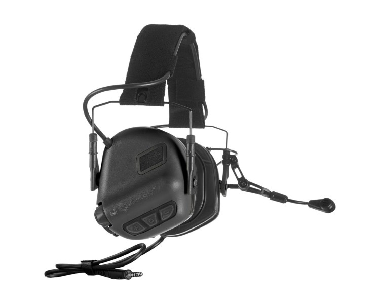 Активні захисні навушники Earmor M32 Plus (BK) Black з гарнітурою