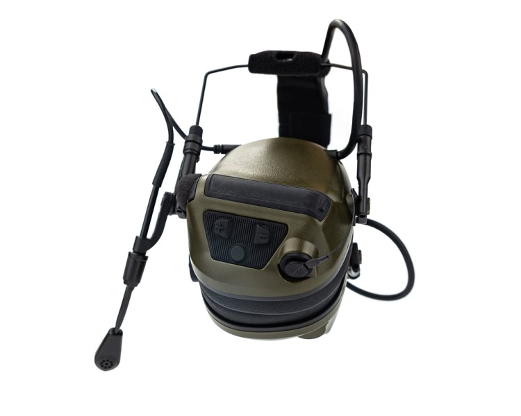 Активні захисні навушники Earmor M33 (FG) Olive з Bluetooth та гарнітурою
