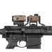 Коліматорний приціл Sig Sauer Romeo-MSR 2MOA red dot зі збільшувачем Juliet3-Micro 1-3X FDE