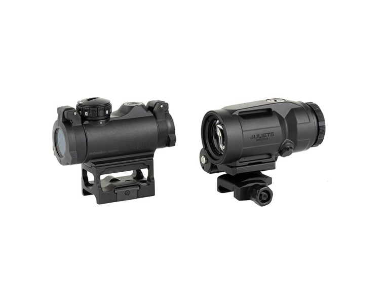Коліматорний приціл Romeo-MSR 2MOA red dot зі збільшувачем Juliet5-Micro 1-5X Sig Sauer