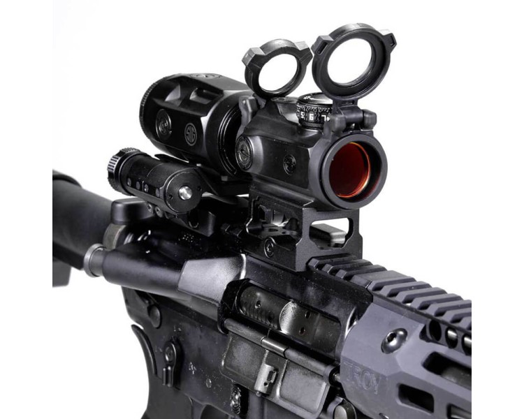 Коліматорний приціл Romeo-MSR 2MOA red dot зі збільшувачем Juliet5-Micro 1-5X Sig Sauer