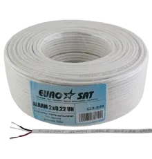EUROSAT 10x0.22 CU Кабель (бух 100м)
