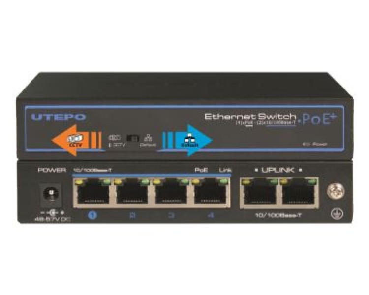 UTP3-SW04-TP60 4-портовий POE комутатор