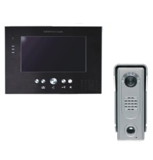 MT373C-CK silver + SAC5C Комплект домофон + виклична панель