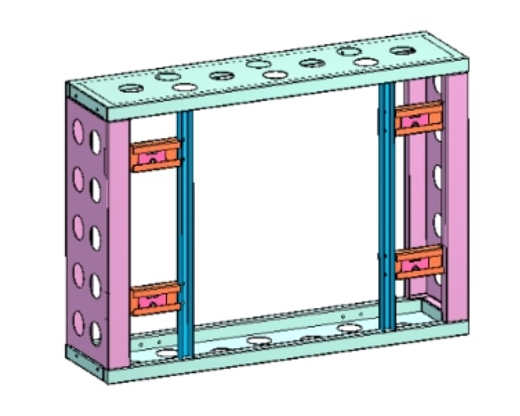 CABINET-49 "FRAME 49 "LCD Display Unit Modular Frame Bracket